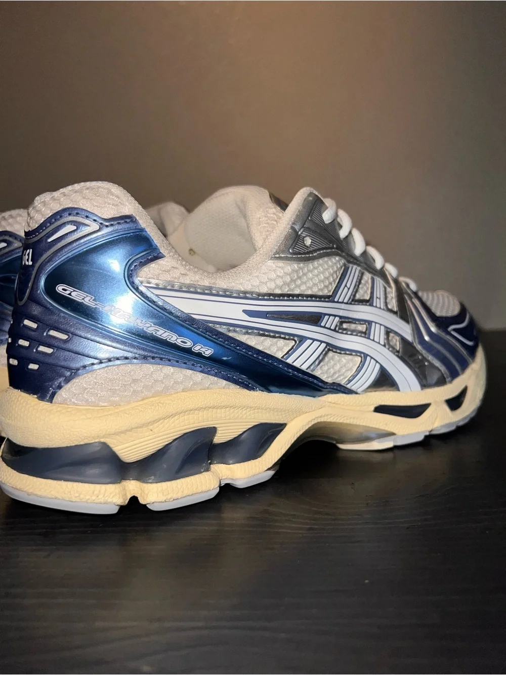 Mens ASICS Gel-Kayano 14 ‘Cream Denim Blue’ Size 11 - Picture 9 of 15